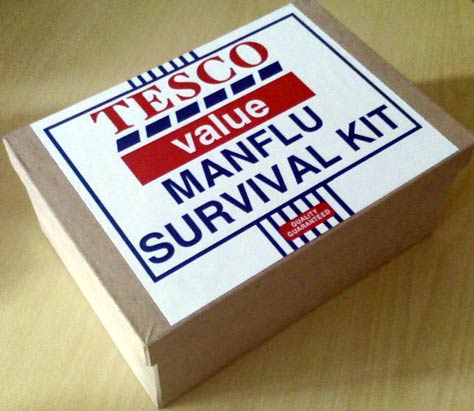 Man flu survival kit